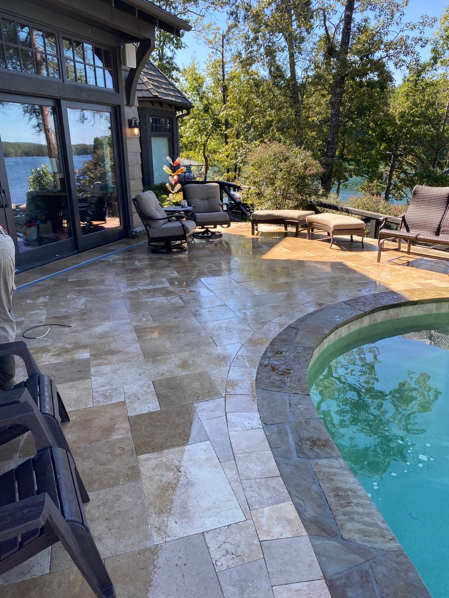 Keowee Springs Pool Remodel — photograph 5 of 7