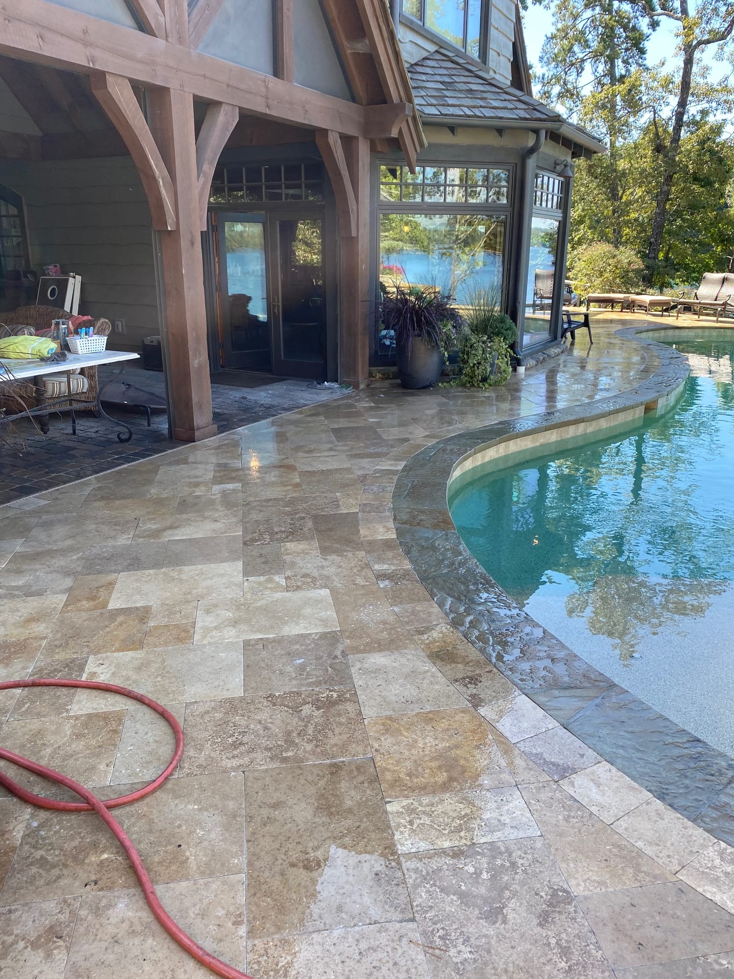 Keowee Springs Pool Remodel — photograph 6 of 7